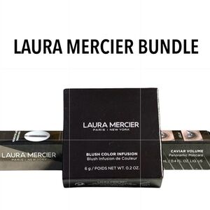 Laura Mercier Blush & Volume Mascara Set New In Box Full Size